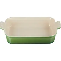 Le Creuset Heritage Ugnsform 32 Cm - Ugnsformar Stengods Bamboo Green