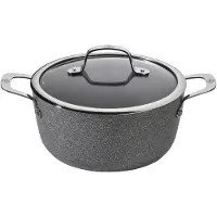 Ballarini 75002-826-0, 2,67 l, Rund, Grå, Gjuten aluminium, Titan, Rostfritt stål
