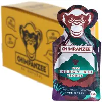 Chimpanzee Vegan/organic-bio/gluten Free Låda Med Energigeler Aronia 35g 25 Enheter