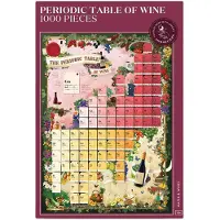 Water and Wines AB Vinpussel - Periodic Table of Wine 1000 bitar, Water & Wines