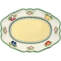 Villeroy & Boch French Garden Fleurence Uppläggningsfat 37cm - Uppläggningsfat Porslin Vit