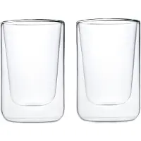 Blomus - Cappuccinoglas Nero 250 ml 2 pack - Transparent - Koppar & muggar - Från Homeroom