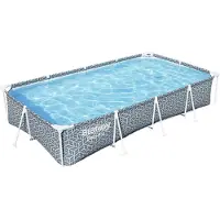 Bestway 561FT, 4000 l, Pool med ram, Barn och vuxen, Grå, 19,8 kg