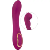 Orion - Uppblåsbar vibrator med 2 uppblåsbara zoner (lila)