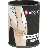 Mystim - Masturbator - Ribbad insida - Vit