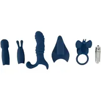 Magic Shiver - vibrator set - blå