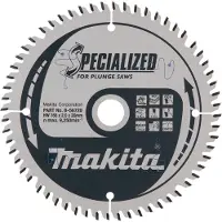 Makita Sågklinga för laminat B-56720-5; 165x2,0x20 mm; Z60; 5°; 5 st.