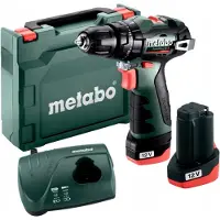 Metabo Slagskruvdragare / borr PowerMaxx SB BL; 12 V; 2x2,0 Ah batt.