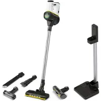Kärcher VC 6 Cordless ourFamily Extra, Skaftdammsugare, 2-i-1, Utan påse, Svart, Gul, Rektangulär, Torr, HEPA