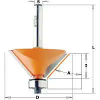 Cmt Fasfräs 836.950.11; 65/26 mm; med kullager