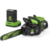 Greenworks Elkedjesåg GD60CS40K4; 60 V; 1x4,0 Ah batt.; 40 cm svärd