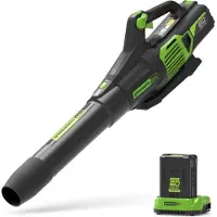 Greenworks Batteridriven lövblås GD60ABK4; 60 V; 1x4,0 Ah batt.