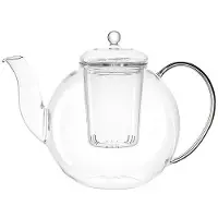 Leonardo Armonia, Enklel tekanna, 1200 ml, Transparent, Glas, CE, 192 mm