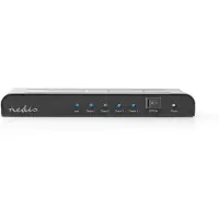 Nedis HDMI (tm) Splitter | 4-Port port(s) | 4x HDMI(tm) Output | 4K@60Hz | 18 Gbps | Metall | Antracit
