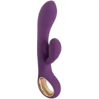 You2Toys - rabbitvibrator med klitorisstimulans - uppladdningsbar - lila