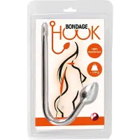 You2Toys - analhook i aluminium - 179g - silver