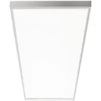Sigor LED panel Fled, Vitt / opal, Vardagsrum / matsal, Syntetmaterial, Modern, LED-taklampa