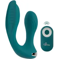 Sweet Smile SMILE Hands-free - bärbar, insättbar vibrator (turkos)