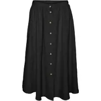 Vero Moda Melaney Lång Kjol Med Hög Midja