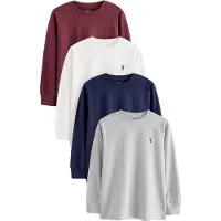 Next T-shirt marinblå / grå / röd / off-white