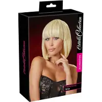 Cottelli - peruk bob med lugg - mellanlång - blond