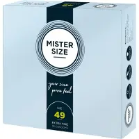 Mister Size - tunn kondom - 49mm - 36-pack