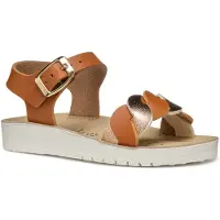 Geox Sandaler med klack J SANDAL COSTAREI GI flickor - Brun - 31