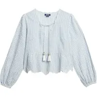 Superdry Broderie Blus Med Lång ärm