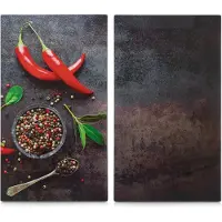 Zeller glashällar PEPPERS, 2 st
