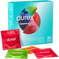 Durex Surprise Me - kondomförpackning - blandade sorter - 30 st