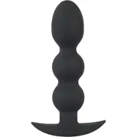 Black Velvets Heavy - 145 g klotformad analplugg (svart)