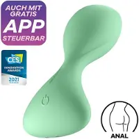 Satisfyer Trendsetter - App-styrd analvibrator (grön)