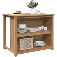 vidaXL Köksö PANAMA 112x77x90 cm massiv furu