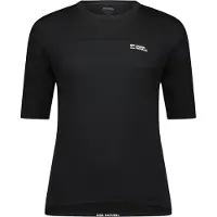 Mons Royale Diversion Merino Bike Jersey Short Sleeve - Merinotröja - Dam Black M
