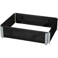 Siena Garden R08001-4BK-GBX Upphöjd odlingsbädd Svart 1 st