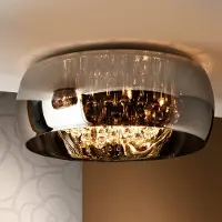 Schuller Valencia LED taklampa Argos, dimbar, Förkromad / silver, Vardagsrum / matsal, Metall, Modern, LED-taklampa