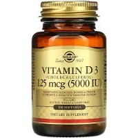Solgar Solgar, Vitamin D3 (cholecalciferol), 125 mcg (5,000 IU), 100 softgels