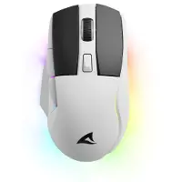 Sharkoon SKILLER SGM50W mouse (white, including charging station)