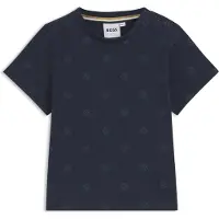 BOSS Kids' cotton T-shirt with all-over Double B monograms