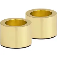 Multi Ljus­hållare Uyuni 2-pack Ø3,2 x H2,3 cm för stagljus metall mässing, 2 st/fp