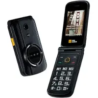 BigBuy Mobile Phone Mobile Phone M8 Flip Black 2.4" 128 MB