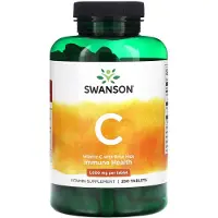 Swanson Health C-vitamin med nypon, 1 000 mg, 250 tabletter