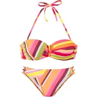 Bruno Banani Bikini äpple / orange / rosa / burgunder