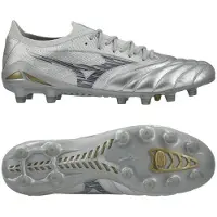 Mizuno Morelia Neo IV Beta Elite FG Platinum Silver - Silver/Grå - Gräs (FG), storlek 38