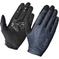 Gripgrab Rebel Full Finger Summer Gloves Navy Blue