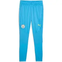 Puma Manchester City Träningsbyxor - Blå/Gul - , storlek Medium