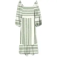 Vero Moda Klänning 'VMDICTHE' kiwi / vit