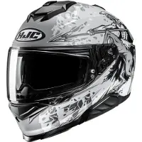 HJC i71 Taurus MC10SF Integralhjälm Matt/Vit/Svart/Grå L Unisex hvid