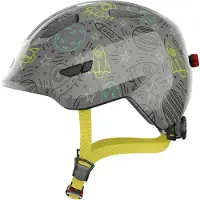 ABUS Smiley 3.0 LED, Cykelhjälm, Grå