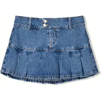 Bershka Kjol blå denim
